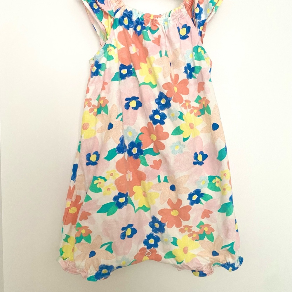 Floral Baby girl romper